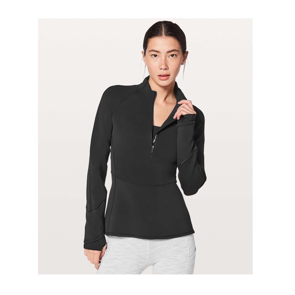 LULULEMON BLACK HALF ZIP